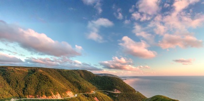 Green Cliffs Overlooking Cabot Trail